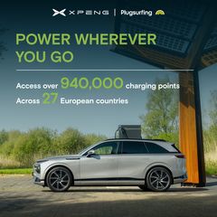 Avtalen gir XPENG-eiere tilgang på 940 000 ladepunkter i Europa.