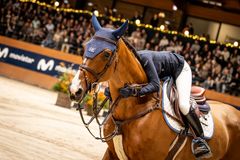 Et følelsesladet øyeblikk etter en av ekvipasjens sterkeste prestasjoner  - så langt. (Foto: FEI/Mackenzie Clark)