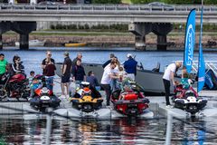 Vannscootershow var en av attraksjonene på Sjøen for Alle 2025