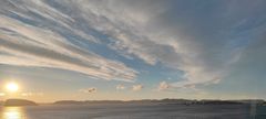 Melkøya i solnedgang