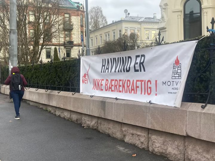 Fra en markering ved Statsministerens kontor i 2024