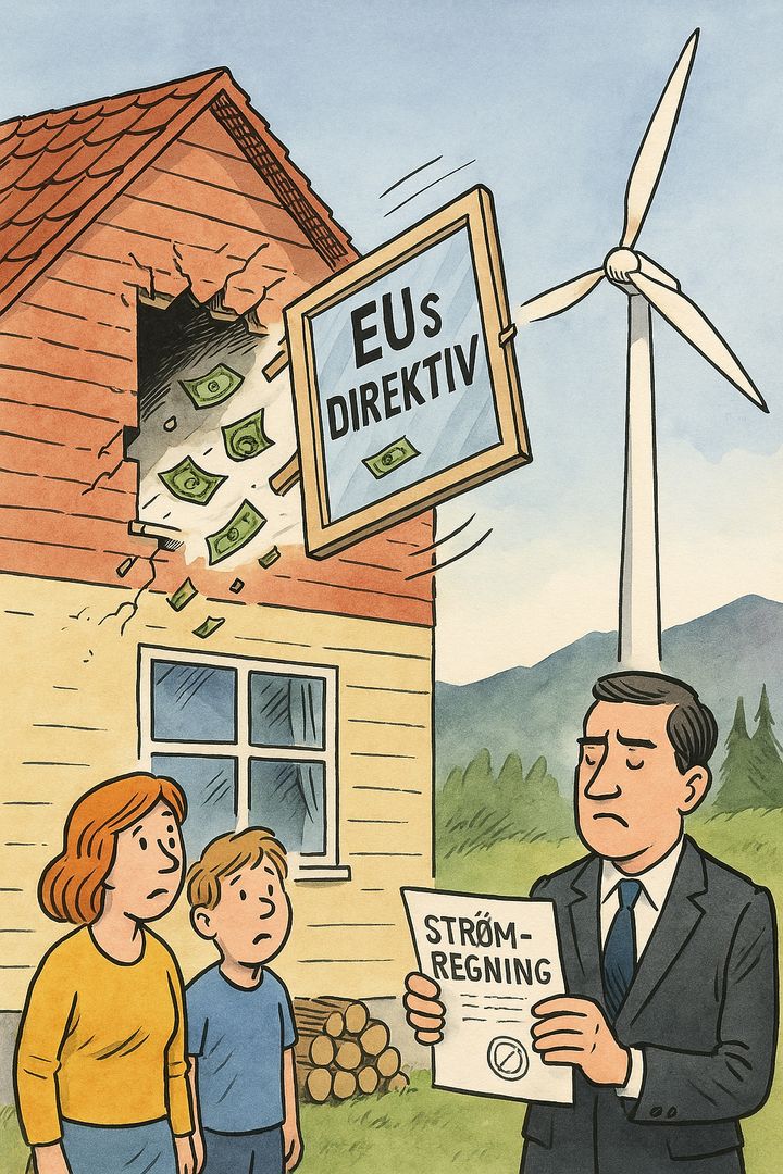EU vil pålegge Norge å kutte energibruken i boliger, noe som kan bety enorme kostnader for vanlige folk – selv om norske hus allerede er blant de mest energieffektive i Europa. Resultatet er høyere strømregninger og et kunstig høyt prisnivå som først og fremst gagner vindkraftutbyggerne.