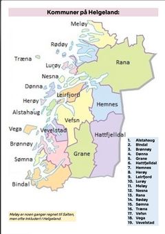 Disse 17 kommunene har nå gått sammen under paraplyen Motvind Helgeland.