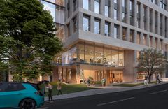 Hasle Kraft er planlagt ferdigstilt tredje kvartal 2028. Bygget er tegnet av Nordic Office of Architecture og vil få en miljøprofil i toppklasse, med planlagt miljøsertifisering til BREEAM-NOR Excellent og Energiklasse A.