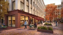 En trivelig gårdshage blir tilgjengelig for både leietakere og nabolaget