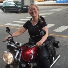 Eli Johanne Stene, president, WIMA – damer på mc i Norge.