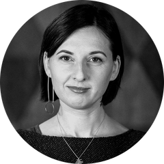 Anastasia Stanko, prisbelønt ukrainsk krigskorrespondent, gravejournalist og sjefredaktør i Slidstvo. Info – en av Ukrainas ledende redaksjoner.