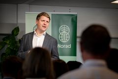 Utviklingsminister Åsmund Aukrust (ap)