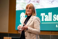 – Norsk bistand er allerede god. Det nye kunnskapssenteret sikrer at vi i framtiden blir enda bedre,  sier Norads direktør Gunn Jorid Roset. Her fra arrangementet Tall som teller 2026, der tall, trender og statistikk om norsk bistand ble presentert.