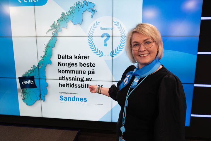 Marit Solheim, nestleder i Delta, kommer til Sandnes.