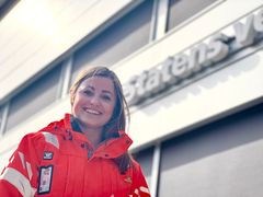 Henny-Kristin Asperanden Navarsete, beredskapsrådgjevar i Statens vegvesen. (Foto: Statens vegvesen)