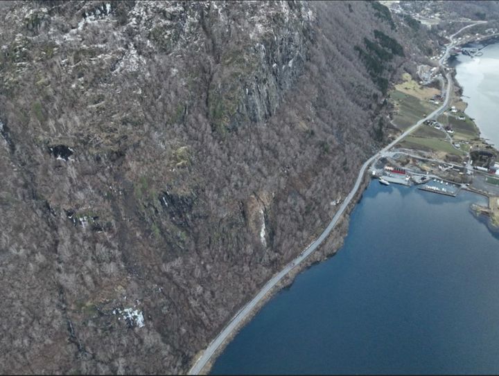rv. 13, skredsikring, Ylvisåker, Sogndal