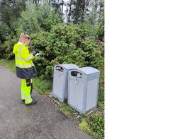 Hvordan få mindre søppel på rasteplasser?