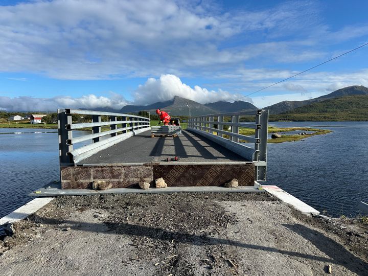 Midlertidig Knutstad bru