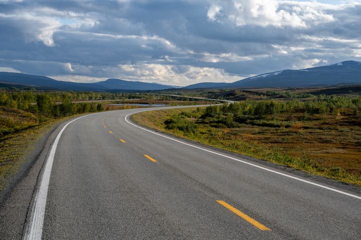 Bilde fra E6 Saltfjellet