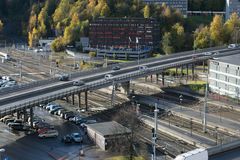 bilde av E18-brua over Asker stasjon