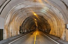 Rv. 13 Djupedalstunnelen lengst nord i Suldal. Foto: Statens vegvesen