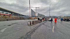 Ulykke ved anleggsområde i Kristiansand