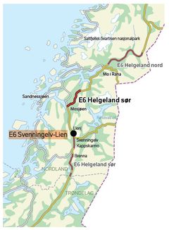 Siden 2010 er bygget 157 kilometer ny E6 på Helgeland. 130 kilometer av dem er 90 sone. Det har kortet inn kjøreturen mellom Trøndelag grense til Saltfjellet med 40 minutter på sommerstid og mye mer på vinteren. Samtidig har kjøreturen blitt langt tryggere og mye mindre slitsom.