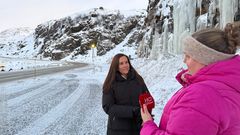 Neste byggetrinn: Statsråd Sivertsen Næss fikk spørsmål fra lokal presse om når rv. Saragammen-Rypefjord kommer.