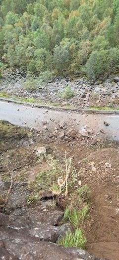 Frå skredsikringa av rv. 13 i Ryfylke, frå Nesvik og oppover. Foto: Mesta