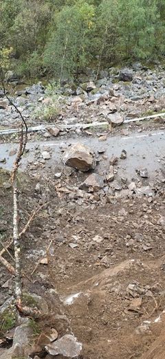 Frå skredsikringa av rv. 13 i Ryfylke, frå Nesvik og oppover. Foto: Mesta