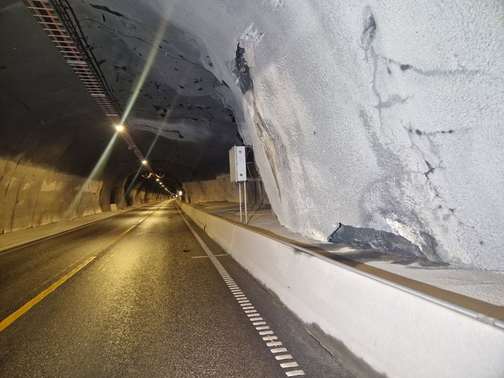 Fotoboks i Gudvangatunnelen