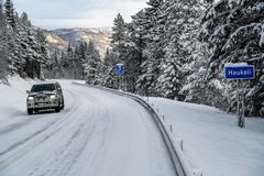 Vinterføre over fjellet