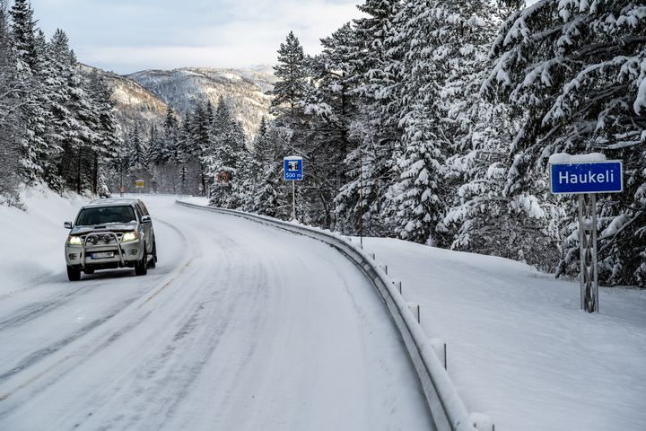 Vinterføre over fjellet