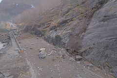 Rasstaden på E134, sett austover.