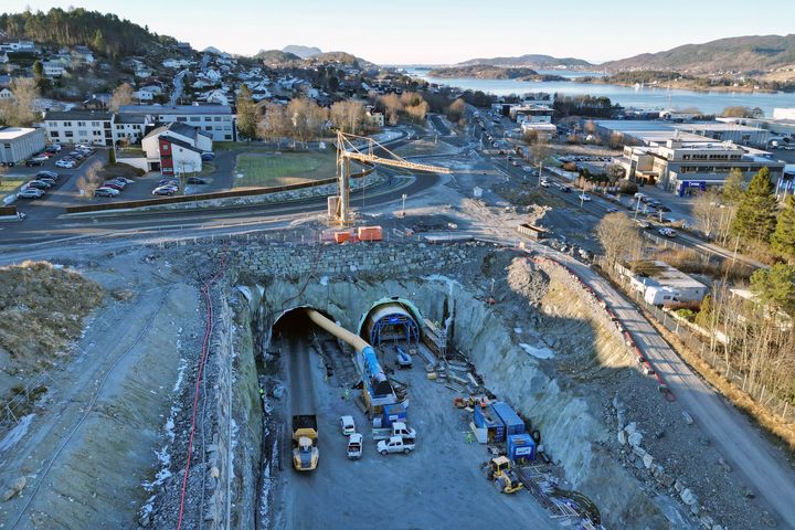 Steinmasser fra en kort sone inni Lerstadtunnelen har vist seg å inneholde forhøyede nivåer av nikkel og krom.