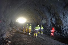 Dei to delane av tunnelen møttest presist og fint i gjennomslaget.