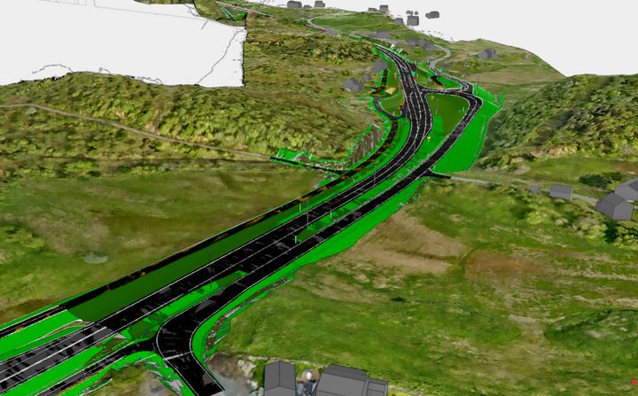 Mer veg og trafikksikkerhet: I opsjon 3 skal det blant annet bygges 1,3 kilometer ny rv. 83 fra Fauskevåg til Skoganveien (Halsebø).