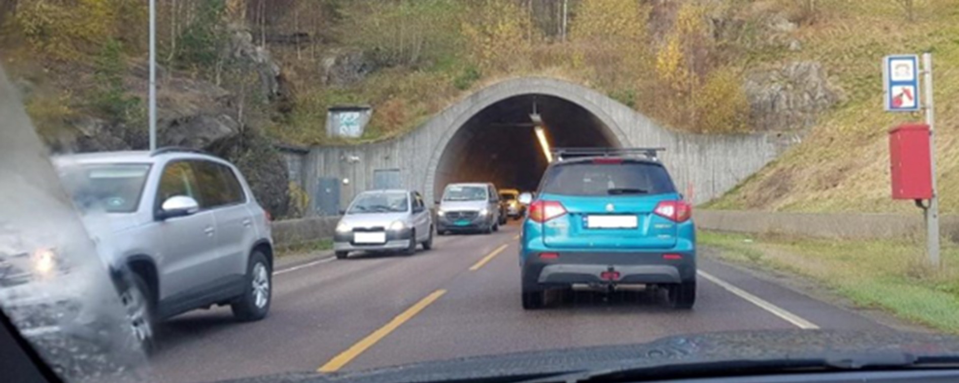 Vabakkentunnelen nattestenges fra 13. april