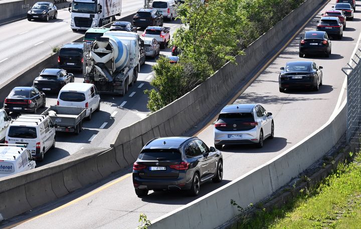 Illustrasjonsbilde - Kø på E18