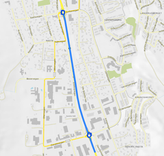 Statens vegvesen skal asfaltere rv. 2 mellom Rasta rundkjøring søndre - Rasta nordre rundkjøring.