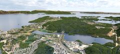 E39 Ådland-Svegatjørn. Ny E39 i Bjørnafjorden kommune vil bestå av ei dagsone med kryss på Kolskogen før vegen går i ein 7,7 km lang tunnel og vidare på bru over Bjørnafjorden.