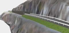 I tillegg til brua over dagens steinfylling, skal det bygges tilsammen 200 meter veg på begge sider av brua de neste dagene.