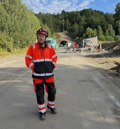 Steffen Köhler er Vegvesenets byggeleder for tunneloppgradering av Vabakkentunnelen