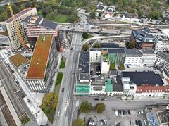 Vestre Strandgate stenges ved Gartnerløkka fra fredag 25. september kl. 19.00.