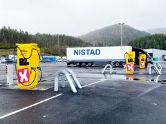 Den nye døgnkvileplassen ved E39 Sande i Sunnfjord.