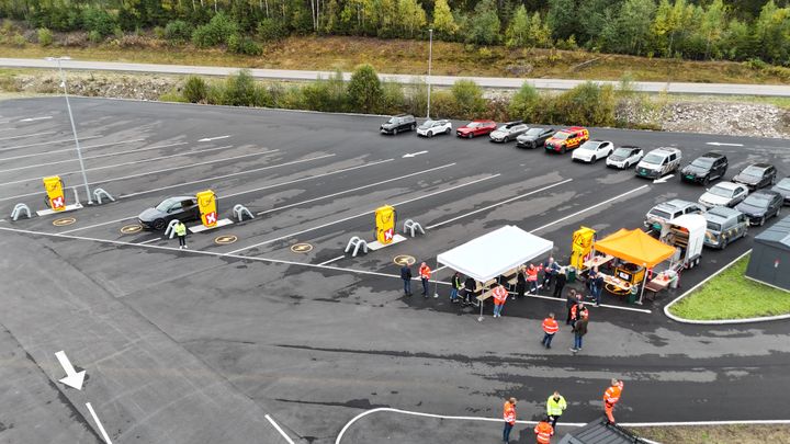 Døgnkvileplassen i Seljord. Foto: Statens vegvesen