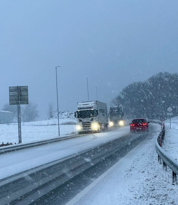 Riktige dekk er avgjørende for sikkerheten, men sjåførene i tunge kjøretøy må også vurdere føret og kjøre deretter.
