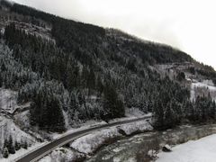 E16 Åsbrekkegjelet-Skromle bru, ferdig utbetra. Foto: Rasmus Søgnen, Statens vegvesen