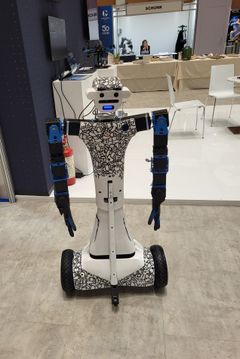Robot på European Robotics Forum i Rimini tidligere denne måneden.