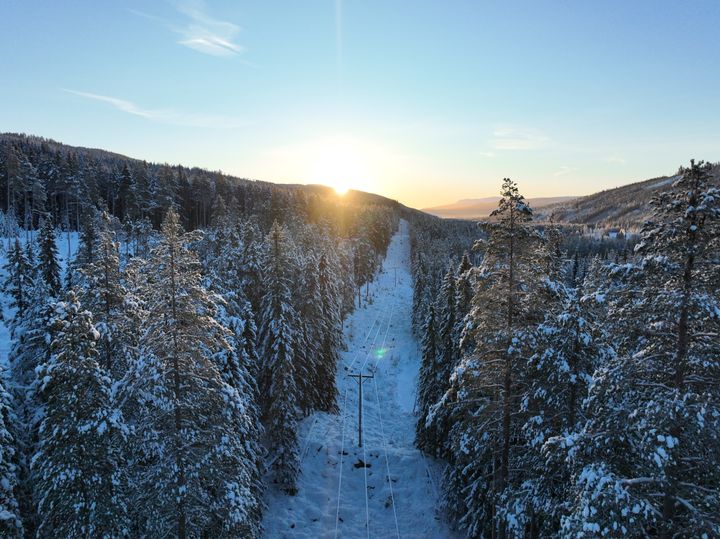 Lørdag 27.desember vil uværet i Nord-Norge merkes også nord i Innlandet, men også noe sørover.