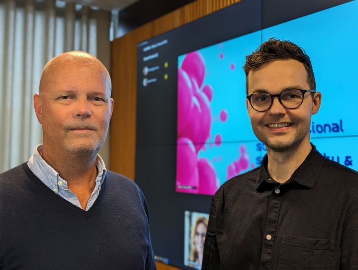 Espen Gylvik, CEO of Cyviz, and Gøran Hansen, newly appointed CTO.