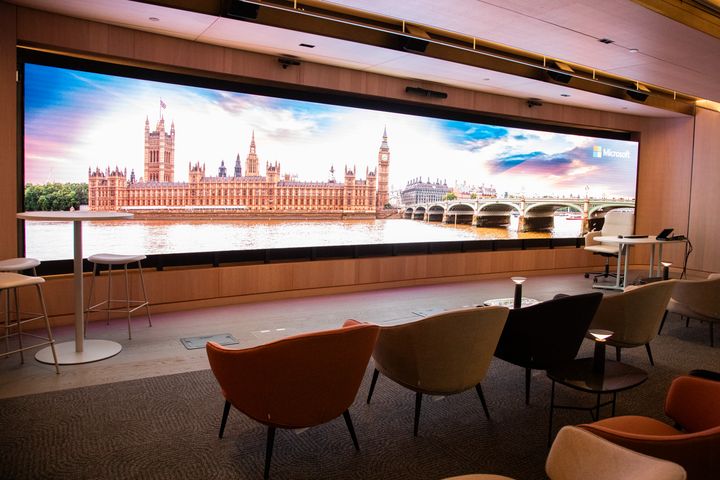 Fra Microsoft Innovation Hub i London, som inngår blant innovasjonssentrene som skal oppgraderes.