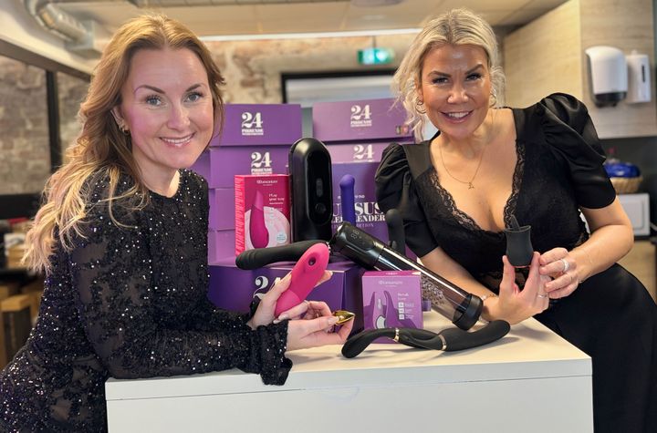 Produktekspert i Nytelse.no Tonje Olsen og sexolog i Nytelse.no, Maria K. Ebbestad.