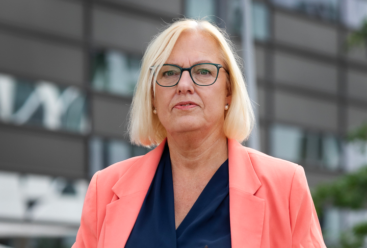 Vigdis Mathisen, leder i Finansforbundet